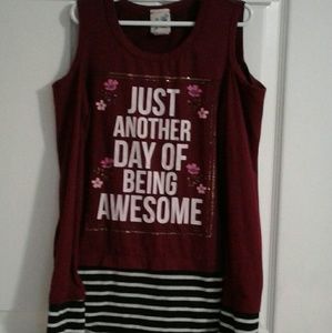 Cold shoulder long sleeve shirt